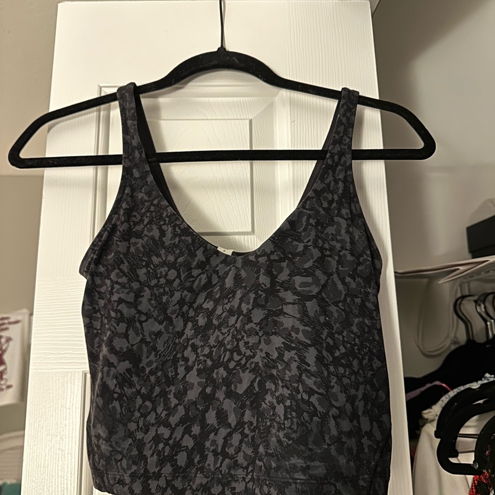 Lulu lemon align leopard top
